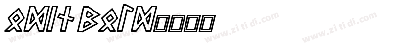Odin Bold字体转换